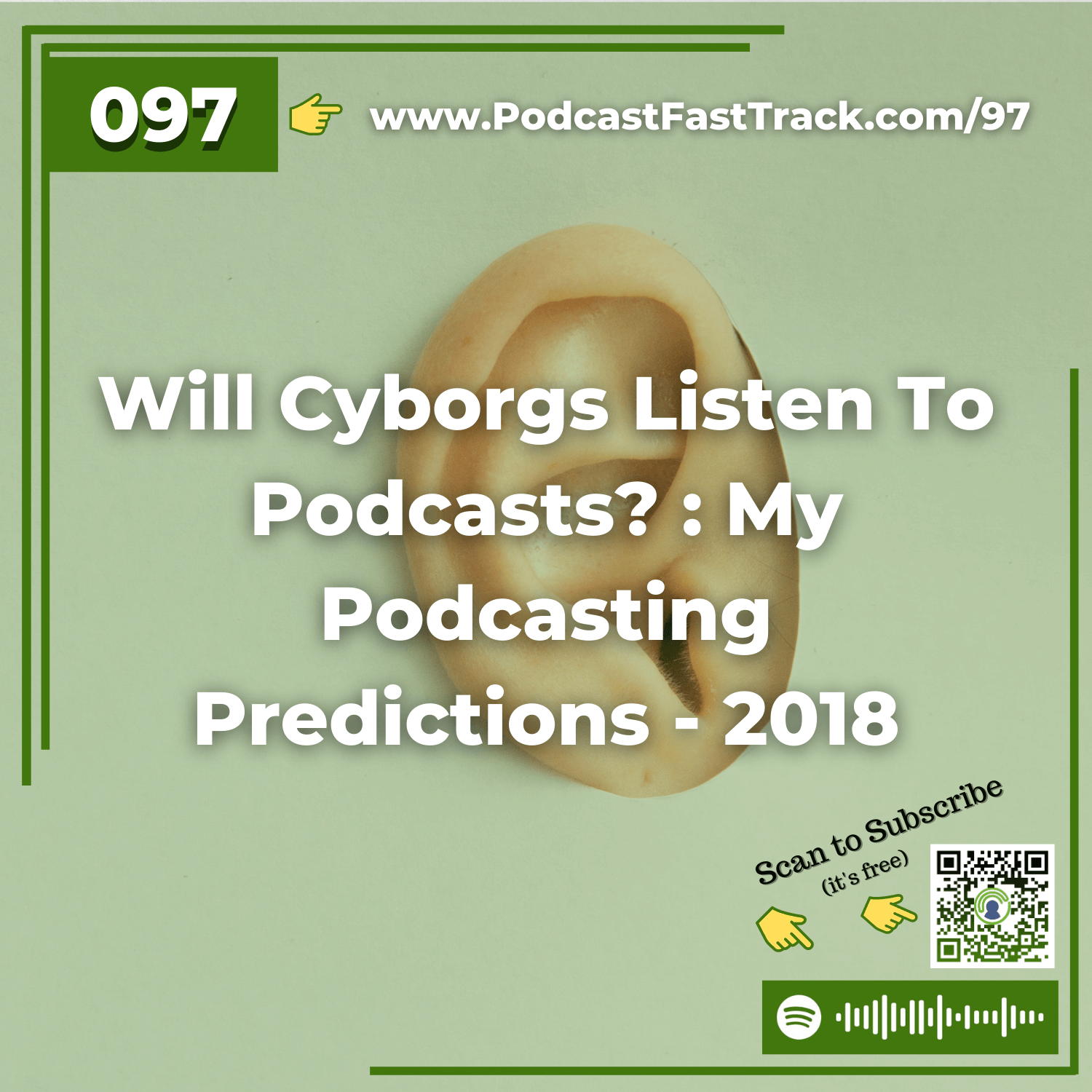 97: Will Cyborgs Listen To Podcasts? : My Podcasting Predictions – 2018