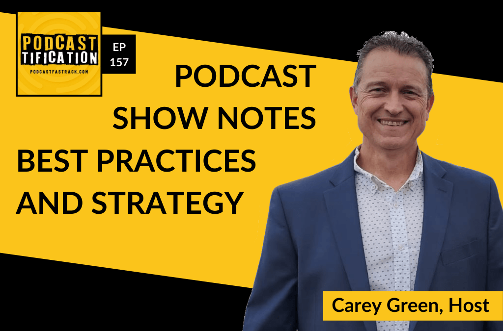 157 Podcast Show Notes Best Practices and Strategy