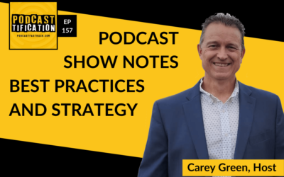 157: Podcast Show Notes Best Practices and Strategy