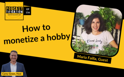 156: How to monetize a hobby with Maria Failla